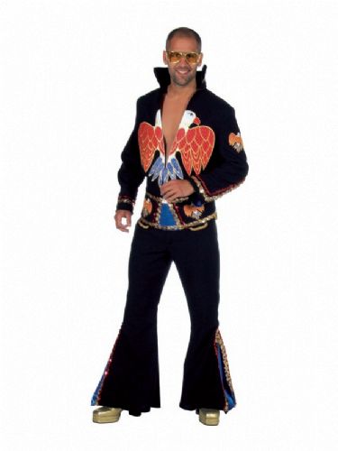 verhuur - carnaval - Strip-Filmfiguren - Elvis arend zwart